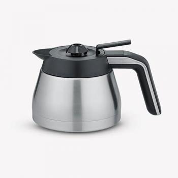 Jarra Isotérmica Severin TK 5554 - Acero Inoxidable Negro y Plata, diseñada para Cafeteras KA 4850/51