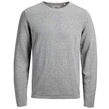 Jersey JACK&JONES Niño 8A Gris Claro 12146801 PKTHNN Basic Crew Neck Knit Junior