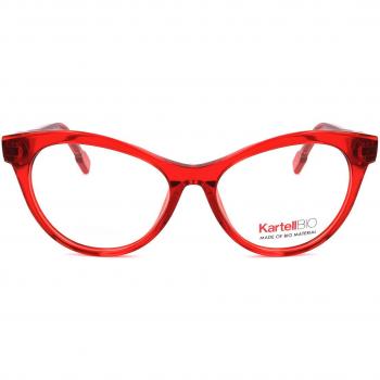 Kartell KL006V 03 Women’s Eyeglasses Red Size 54 - Blue Light Block Available