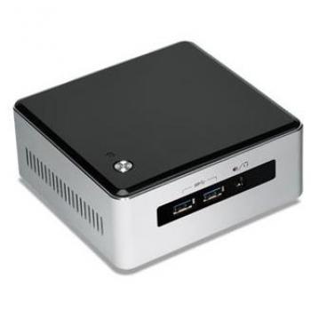 Intel NUC BLKNUC5I3MYHE PC/Estación de trabajo barebone UCFF Negro, Plata BGA 1168 i3-5010U 2.1 GHz