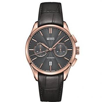 Reloj MIDO Belluna Hombre 5 ATM IP Oro Rosa Analógico 41 mm