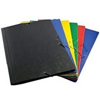 CARPETA DIBUJO A2 CARTON GOFRADO GOMA SENCILLA NEGRO