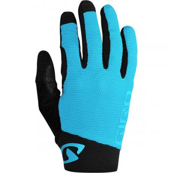 Giro Rivet II - Guantes Largos Hombre - Negro/Turquesa Talla S 2018