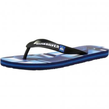 Quiksilver Molochkremixyt B Sndl, Sandalias con Plataforma Plana para Niños, Azul