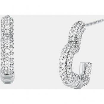 Pendientes de aro Kors Love MKC1650CZ040 de plata Michael Kors