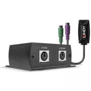 LINDY Extensor KVM Transmisor y Receptor - CAT.6, 100M