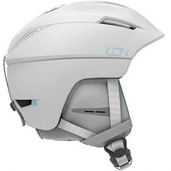 Salomon Icon² Casco de esquí y Snowboard para Mujer, Interior de Espuma EPS 4D, Circunferencia, Blanco, S