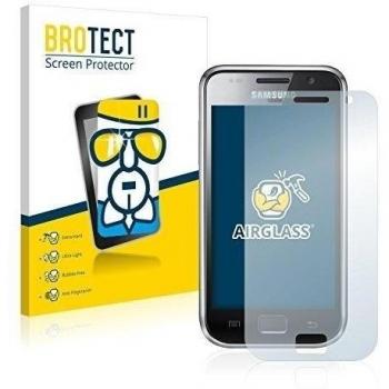 BROTECT Protector Pantalla Cristal Compatible con Samsung GT-i9000 Protector Pantalla Vidrio - Dureza Extrema, Anti-Huellas, AirGlass