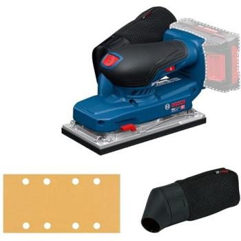 Lijadora orbital a batería Bosch GSS 18V-18 Professional (sin batería ni cargador, base rectangular 212x151 mm)
