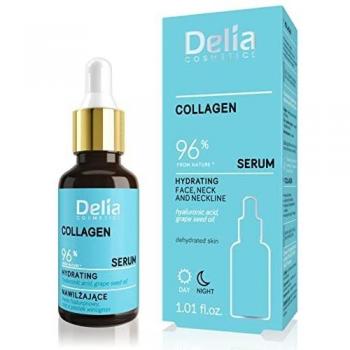 Delia Cosmetics - Moisturising Serum - Collagen - Dry, Dehydrated Skin - Reduces Wrinkles. Improves Elasticity