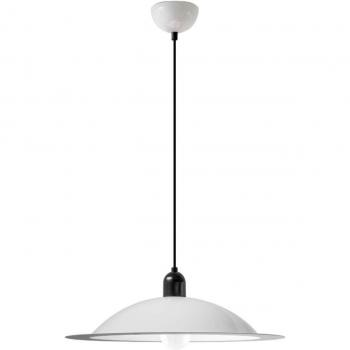 Lámpara colgante LED Stilnovo Lampiatta, Ø 50cm, blanca