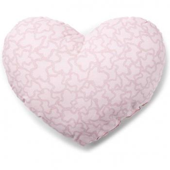 Cojín infantil corazón Tous Baby Hkaos - Cojín decorativo de diseño tierno, forma de corazón, fabricado con materiales suaves y seguros para niños, ideal para la decoración de habitaciones infantiles