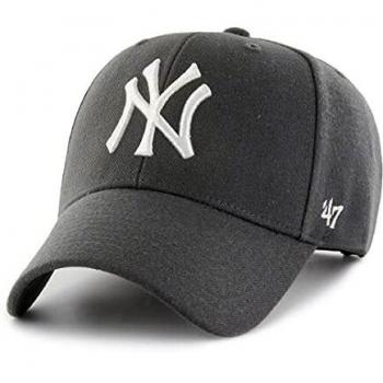 47 Brand New York Yankees MVP Snapback Cap - Charcoal - One Size