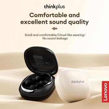 Auriculares inalámbricos Lenovo LP38 TWS con Bluetooth 5.4, clip para la oreja, cancelación de ruido inteligente y modo dual para música y juegos