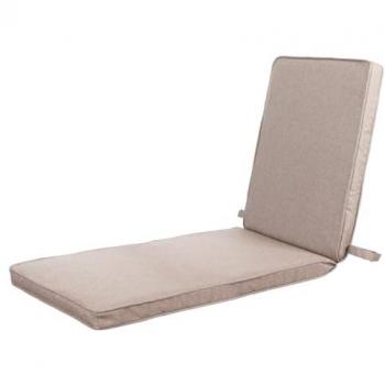 Cojín para Tumbona Beige 190 x 55 x 4 cm