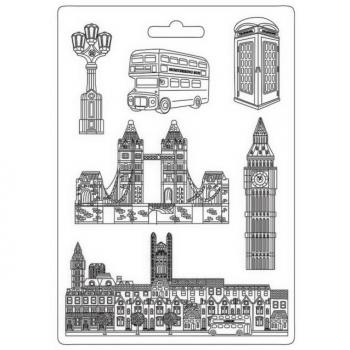 Molde Flexible PVC Our Way London de Stamperia