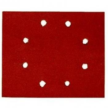 DeWalt DT3030-QZ DT3030-QZ-Lija 1/4 de Hoja 115x115mm Perforada de fijación rápida, Grano 40, para el Lijado en seco de Maderas y Pinturas, 0 W, 0 V