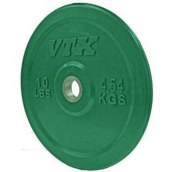 VTX por Troy Pesas 25 lb. De Goma, Color Amarillo
