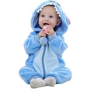 Mameluco Pelele Bebé Niños Niñas Linda Cómodo de Primavera Y Otoño Franela Traje de Animales Ropa