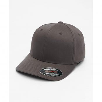 Flexfit Wooly Combed Dark Grey Flexfitted Cap for Adults