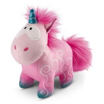 NICI Unicornio de Peluche Floral de Medianoche 22 cm de Pie, Rosa, Sostenible, Hecho de Suave Peluche, Ideal para Jugar y Abrazar, Perfecto como Regalo