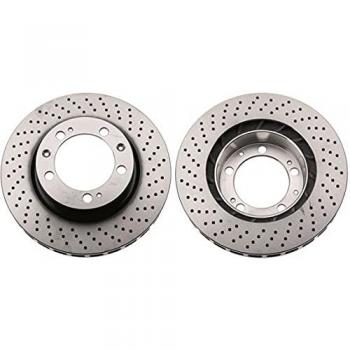 Disco de frenos delantero derecho TRW DF6467S para PORSCHE 911