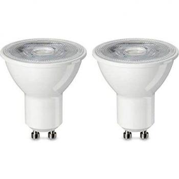 Amazon Basics Bombilla LED Foco GU10, 4.7W