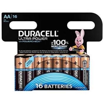 Duracell - Pilas AA, paquete de 16, Exclusivo de Amazon