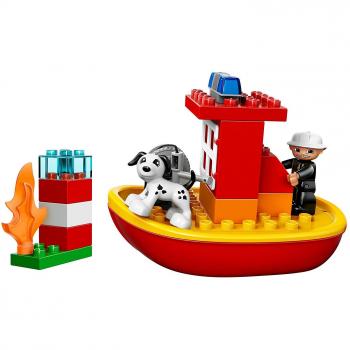 LEGO Duplo - El Barco de Bomberos, Multicolor