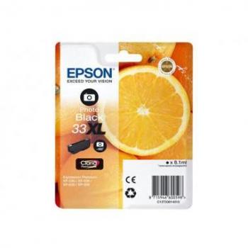 Epson 33XL Claria Premium Ink Cartridge, Photo Black (C13T33614010)