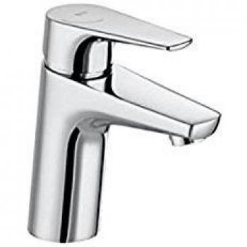 Roca Atlas Cold Star A5A3290C00- Mezclador monomando para lavabo con cuerpo liso, acabado de cromo