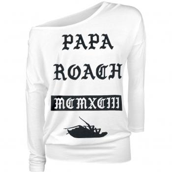 Papa Roach Let Me Go Camisa Manga Larga Blanco L