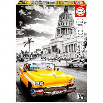 Puzzle 1000 Taxi en La Habana, Cuba