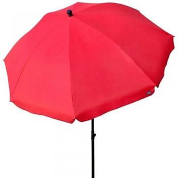 Sombrilla Aktive Roja 240 x 230 x 240 cm (6 Unidades)