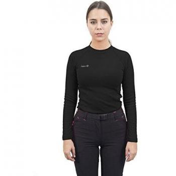 Izas Regina Camiseta Térmica, Mujer, Negro, XXL