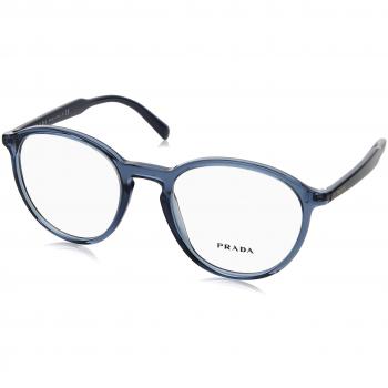 Prada 0PR 13TV, Monturas de Gafas para Hombre, Transparente Blue, 51