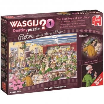 Wasgij Retro Destiny 1 - The Best Days of Our Lives! 1000 Piece Puzzle by Jumbo