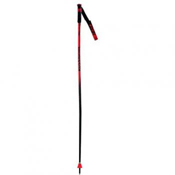 Bastones de esquí Rossignol Hero GS-SG rojo negro (par) - 140 cm, diseño aerodinámico, fabricados en aluminio ligero, empuñaduras ergonómicas para mejor agarre, correas ajust