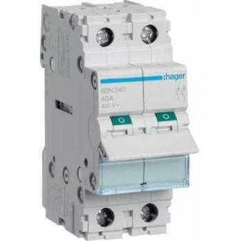Interruptor Modular 2P 40A Hager SBN240
