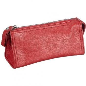 Nanni Due Grain Leather 65104 54 6856 - Neceser para mujer, color rojo, talla 17x8x7 cm