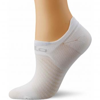 Odlo Ceramicool Invisible Running Socks for Women, Size 42-44, White