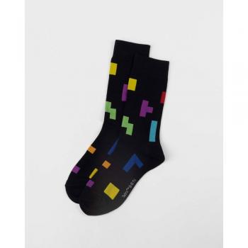 Calcetines Tetris Patrón Tetriminos de Algodón con Licencia Oficial