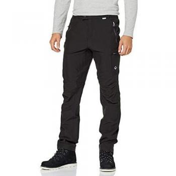 Regatta Men's Highton Water-Repellent Multi Pocket Active Hiking Trousers, Black, Size: 34W/34L
