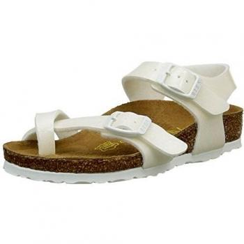 Birkenstock Taormina Kids Adjustable Strap Sandals in Magic Galaxy White