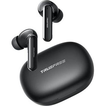 Truefree T1 Auriculares Inalambricos Auriculares Bluetooth Internos con ENC Cancelación de Ruido Estéreo con 4 Micrófono Bluetooth 5.0 Reproducción de 30 Horas, IPX5 Impermeable True Wireless Earbuds