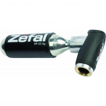 Inflador de CO2 Zéfal EZ Push Unisex, Negro, 16G para Cartuchos Roscados