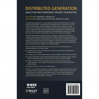 Induction and Permanent Magnet Generators: A Comprehensive Guide to Distributed Generation (Hardback)