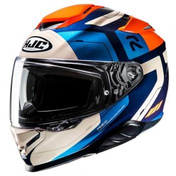 HJC Casco Integral RPHA 71 Cozad MC27 Azul-Naranja-Negro