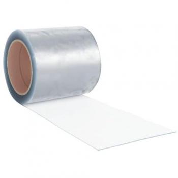 Burlete para puerta PVC transparente 200x1,6 mm 10 m cortina de puerta Color Acanalado Azul Transparente