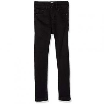 NAME IT Nkfpolly Dnmcille 7159 HW Pant Camp Jeans, Black Denim, 134 para Niñas